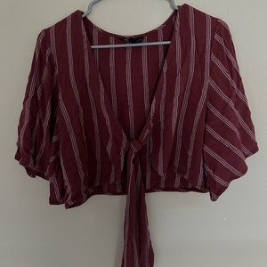 American eagle wrap top